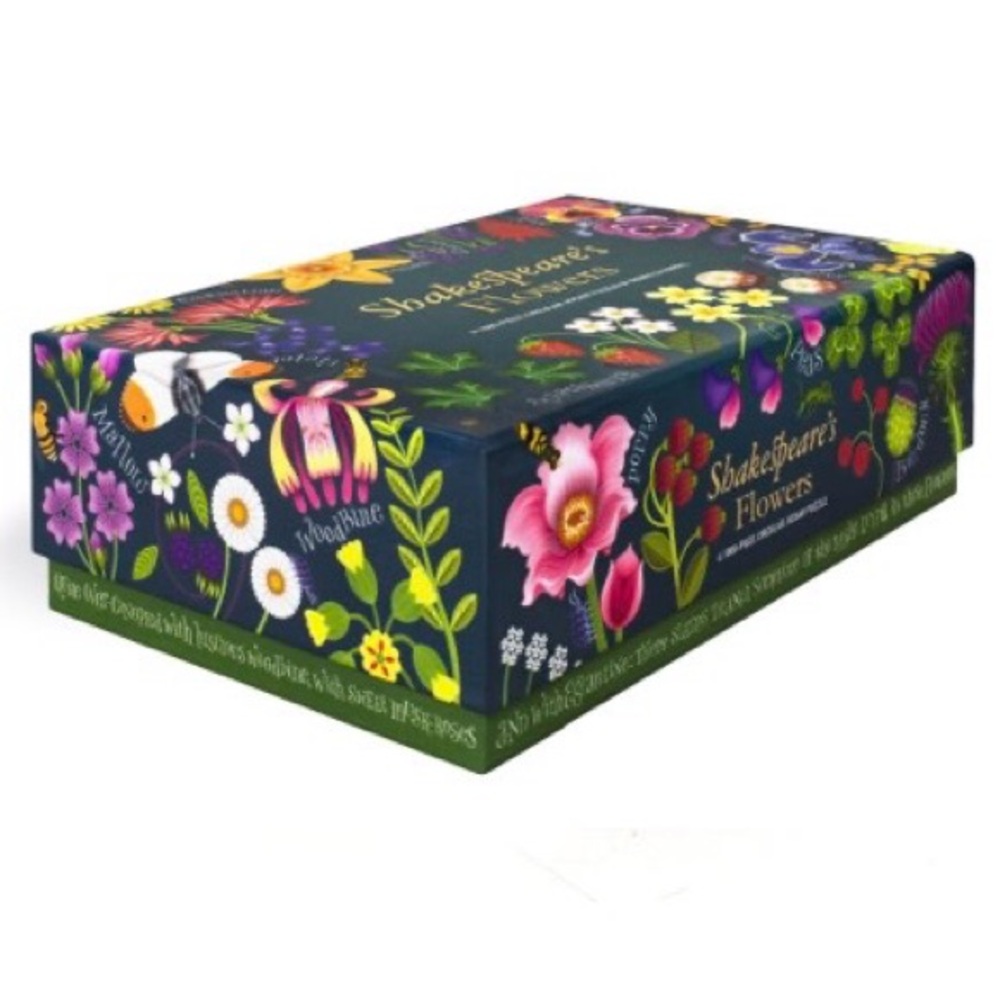 Shakespeare's Flowers: A 1000 Piece Jigsaw Puzzle - Picture 2 of 14